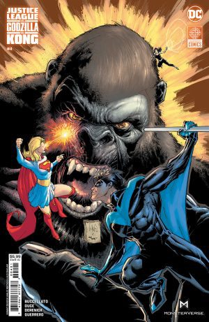 Justice League Vs Godzilla Vs Kong #4 Cover B Variant Whilce Portacio Kong Card Stock Cover