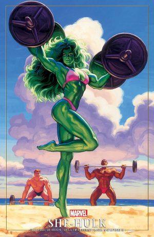 Sensational She-Hulk Vol 2 #5 Cover C Variant Greg Hildebrandt & Tim Hildebrandt Marvel Masterpieces III She-Hulk Cover