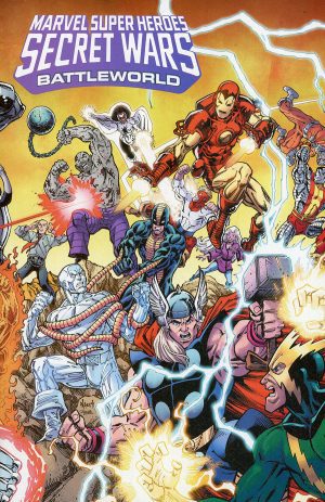 Marvel Super Heroes Secret Wars Battleworld #4 Cover B Variant Todd Nauck Connecting Cover
