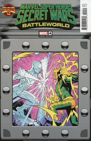 Marvel Super Heroes Secret Wars Battleworld #4 Cover D Variant Leonardo Romero Secret Shield Cover