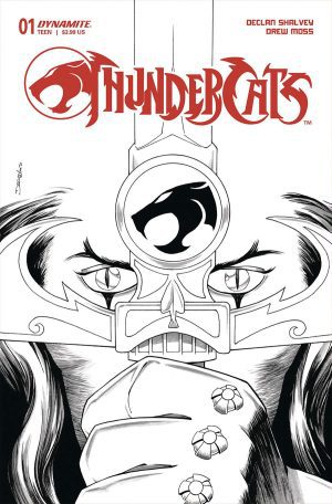 Thundercats Vol 3 #1 Cover Q Incentive Declan Shalvey Line Art Cover