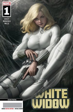 White Widow #1 Cover I 2nd Ptg Stanley Artgerm Lau Variant Cover