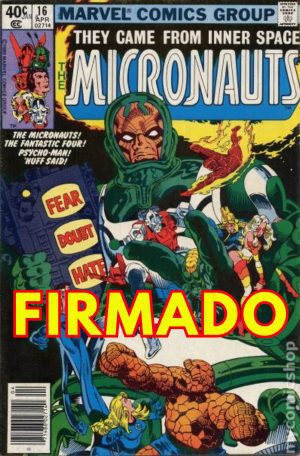 Micronauts (1979 1st Series) #16 Cover A Regular Michael Golden Cover Signed by Michael Golden