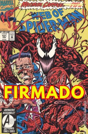Web of Spider-Man (1985 1st Series) #101 Cover A Regular Alex Saviuk Cover Signed by Alex Saviuk
