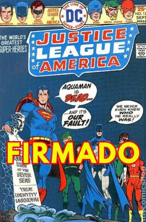 Justice League of America (1960 1st Series) #122 Cover A Regular Mike Grell Cover Signed by Mike Grell
