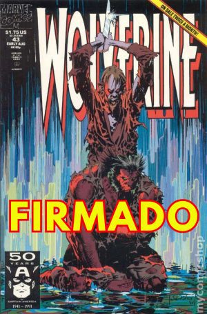 Wolverine (1988 1st Series) #43 Cover A Marc Silvestri Cover Signed by Marc Silvestri