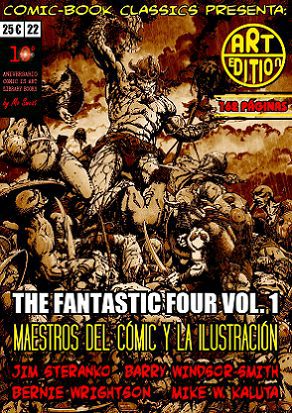 Comic-Book Classics presenta 22 The Fantastic Four Volumen 1 Maestros del cómic y la ilustración