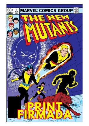 Orlando Megacon 2024 The New Mutants #1 Print Signed by Bob McLeod