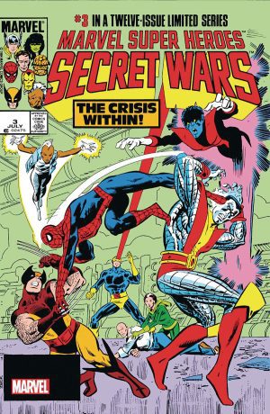 Marvel Super-Heroes Secret Wars #3 Cover E Facsimile Edition Variant Mike Zeck Foil Cover