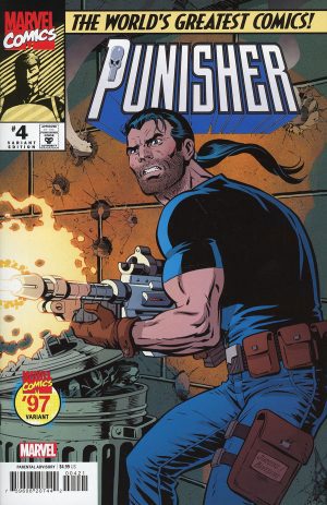 Punisher Vol 13 #4 Cover B Variant Dan Jurgens Marvel 97 Cover
