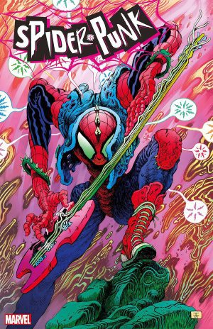 Spider-Punk Arms Race #1 Cover E Variant Ian Bertram Foil Cover