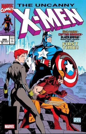 Uncanny X-Men #268 Cover D Facsimile Edition Variant Jim Lee Foil Cover