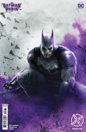 Batman And Robin Vol 3 #6 Cover D Variant Suicide Squad Kill Arkham Asylum Game Key Art Card Stock Cover