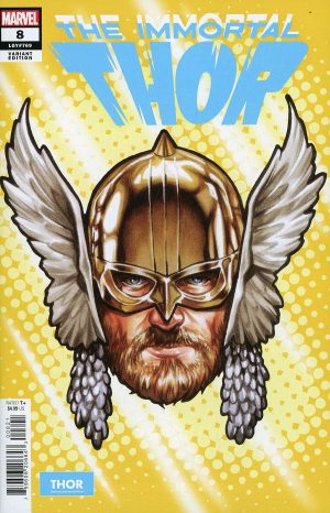 The Immortal Thor #8 Cover B Variant Mark Brooks Headshot Cover