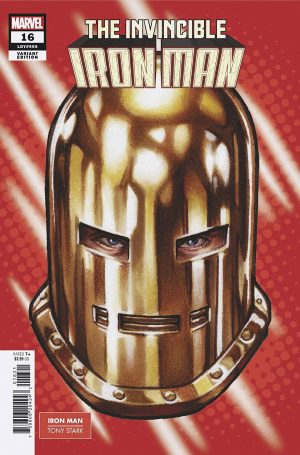 Invincible Iron Man Vol 4 #16 Cover B Variant Mark Brooks Headshot Cover