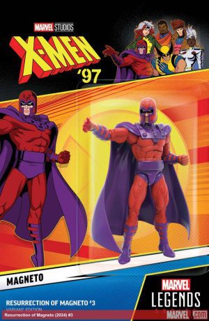 Resurrection Of Magneto #3 Cover B Variant Magneto X-Men 97 Action Figure Cover