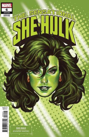 Sensational She-Hulk Vol 2 #6 Cover B Variant Mark Brooks Headshot Cover