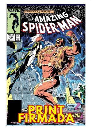 Orlando Megacon 2024 The Amazing Spider-Man #293 Print Signed by Bob McLeod