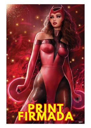 Orlando Megacon 2024 Scarlet Witch Limited Edition Print Signed by Nathan Szerdy