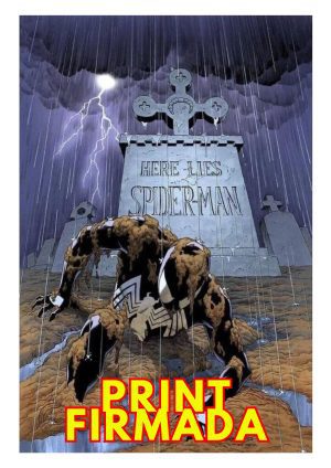 Orlando Megacon 2024 Here lies Spider-Man Print Signed by Bob McLeod