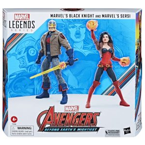 Marvel Legends Avengers: Beyond Earth's Mightiest - Marvel's Black Knight and Marvel's Sersi Action Figure