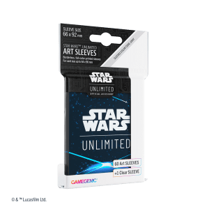 Star Wars Unlimited Art Sleeves Space Blue - Fundas para cartas