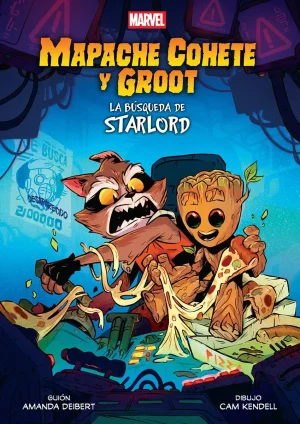 Marvel Scholastic Mapache Cohete y Groot: La búsqueda de StarLord