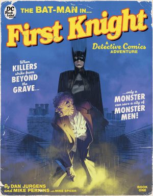 The Bat-Man First Knight #1 Cover C Variant Marc Aspinall Pulp Novel Cover