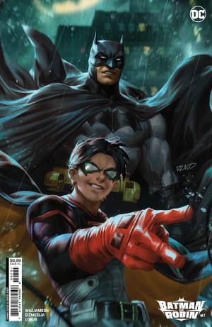 Batman And Robin Vol 3 #7 Cover B Variant Derrick Chew Card Stock Cover