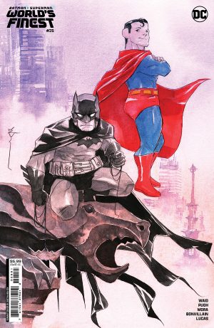 Batman/Superman Worlds Finest #25 Cover C Variant Dustin Nguyen Card Stock Cover