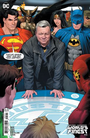 Batman/Superman Worlds Finest #25 Cover G Variant Dan Mora William Shatner Cameo Card Stock Cover
