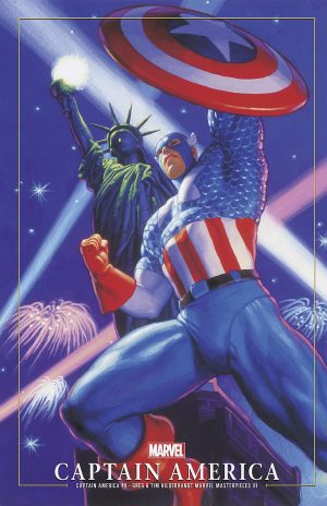 Captain America Vol 10 #8 Cover B Variant Greg Hildebrandt & Tim Hildebrandt Marvel Masterpieces III Captain America Cover