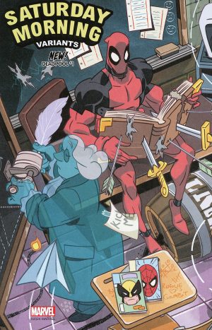 Deadpool Vol 9 #1 Cover B Variant Sean Galloway Saturday Morning Connecting Cover