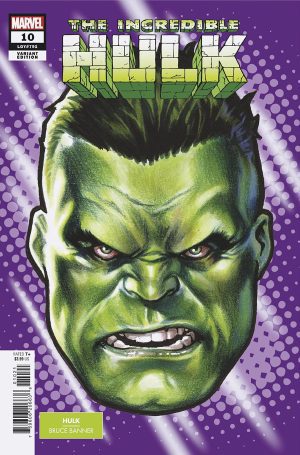 The Incredible Hulk Vol 5 #10 Cover B Variant Mark Brooks Headshot Cover