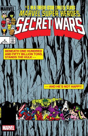 Marvel Super-Heroes Secret Wars #4 Cover C Facsimile Edition Variant Bob Layton Foil Cover