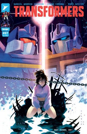 Transformers Vol 5 #7 Cover C Incentive Karen S Darboe Connecting Variant Cover