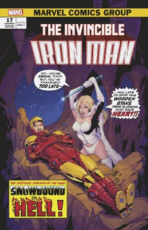 Invincible Iron Man Vol 4 #17 Cover B Variant Giuseppe Camuncoli Vampire Cover