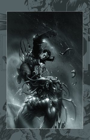 Army Of Darkness (Vs Re-Animator) #1 Cover L Incentive Gabriele Dell Otto Black & White Virgin Cover