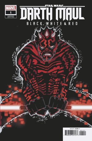 Star Wars Darth Maul Black White & Red #1 Cover B Variant Frank Miller Cover