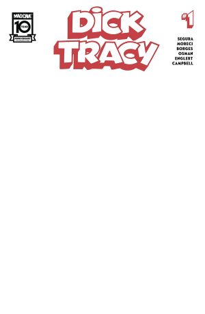 Dick Tracy (Mad Cave Studios) #1 Cover D Variant Blank Cover