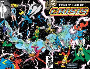 Crisis On Infinite Earths #1 Facsimile Edition Cover B Variant George Perez Wraparound Foil Cover