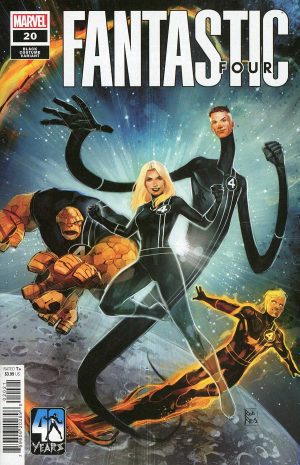 Fantastic Four Vol 7 #20 Cover C Variant Rod Reis Black Costume Cover