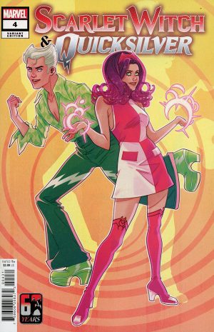 Scarlet Witch & Quicksilver #4 Cover C Variant Marguerite Sauvage Cover