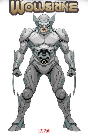 Wolverine Vol 7 #49 Cover D Variant Leinil Francis Yu Adamantium Armor Design Cover