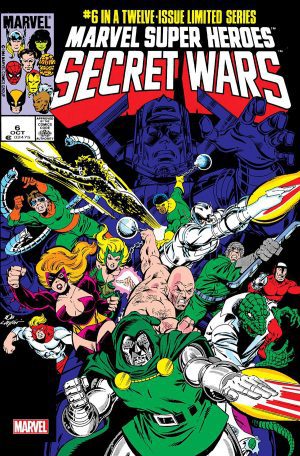 Marvel Super-Heroes Secret Wars #6 Cover C Facsimile Edition Variant Bob Layton Foil Cover