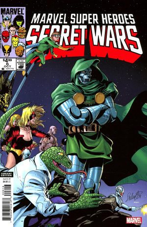 Marvel Super-Heroes Secret Wars #6 Cover D Facsimile Edition Incentive Salvador Larroca Variant Cover