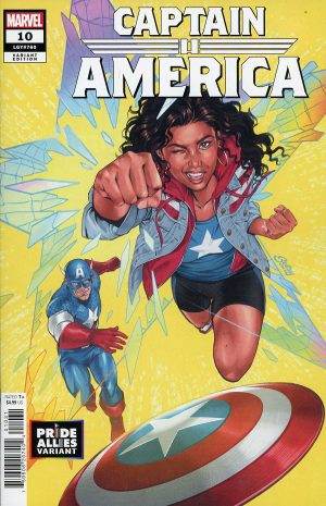 Captain America Vol 10 #10 Cover C Variant Betsy Cola Pride Allies Cover