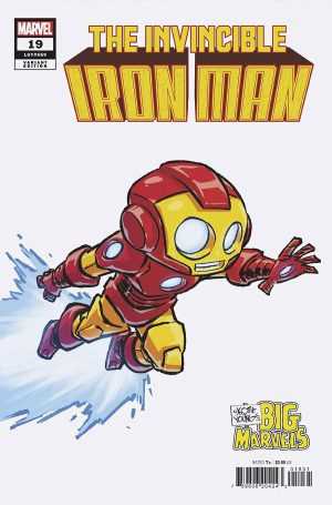 Invincible Iron Man Vol 4 #19 Cover B Variant Skottie Youngs Big Marvels Cover