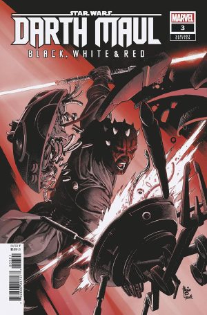 Star Wars Darth Maul Black White & Red #3 Cover B Variant Paulo Siqueira Cover