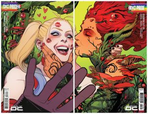 Poison Ivy #13/Harley Quinn #31 Variant Claire Roe DC Pride Card Stock Connecting Covers Set